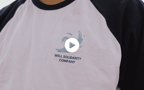 T-shirt avec logo Well Solidarity Company